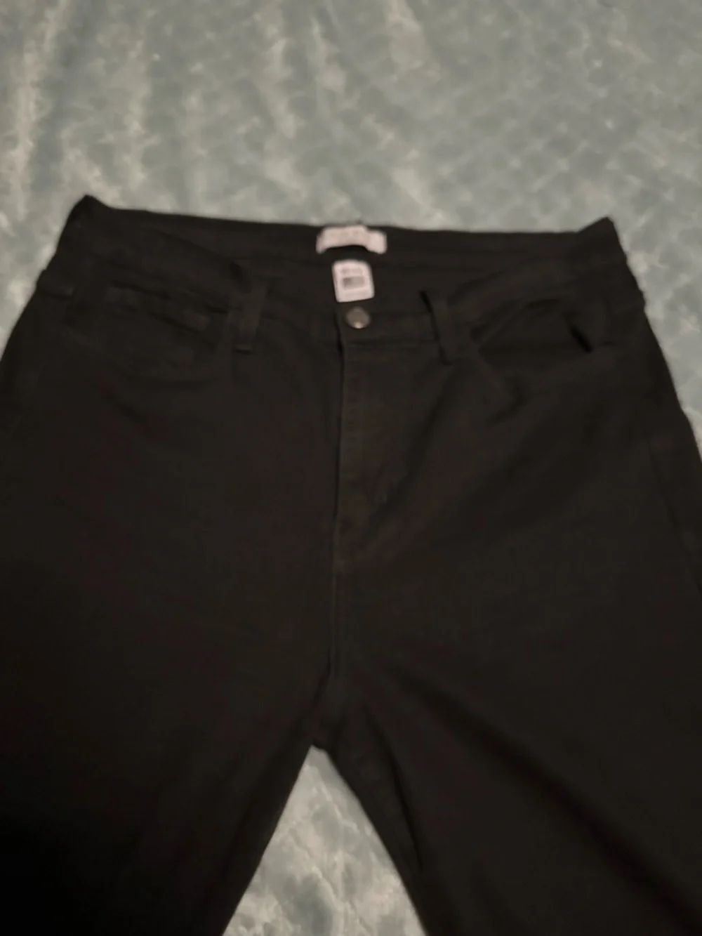 Judy Blue Jet Black Midrise Slim Jeans Size 15 / 32 NWOT - Picture 5 of 8